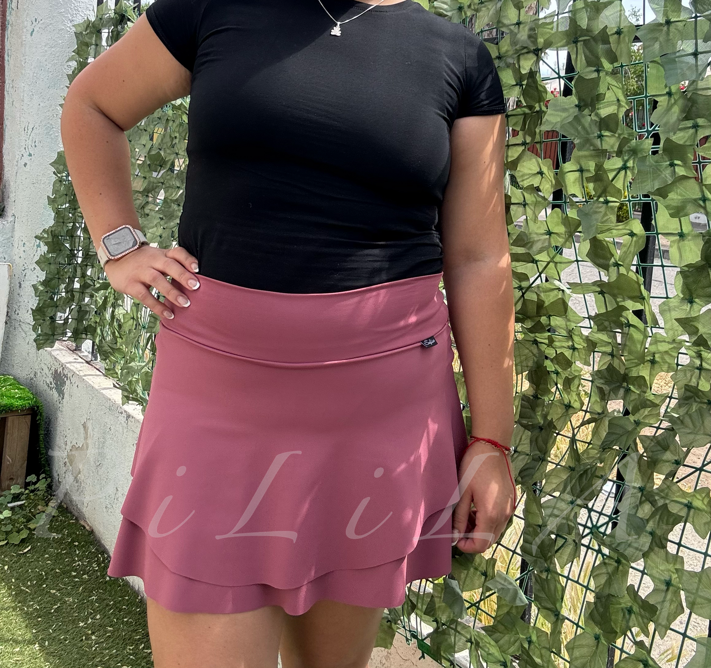 Falda short tela dupont brasileño